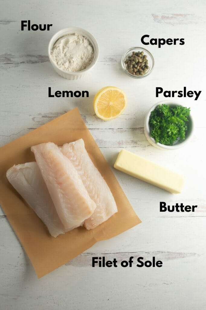 Filet of Sole Ingredients