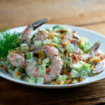 easy roasted shrimp salad recipe