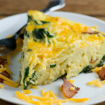 Cheesy Bacon Pasta Frittata recipe