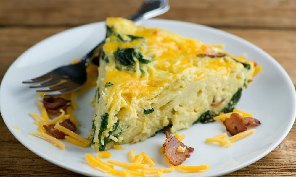 Chicken Spinach Frittata - Framed Cooks