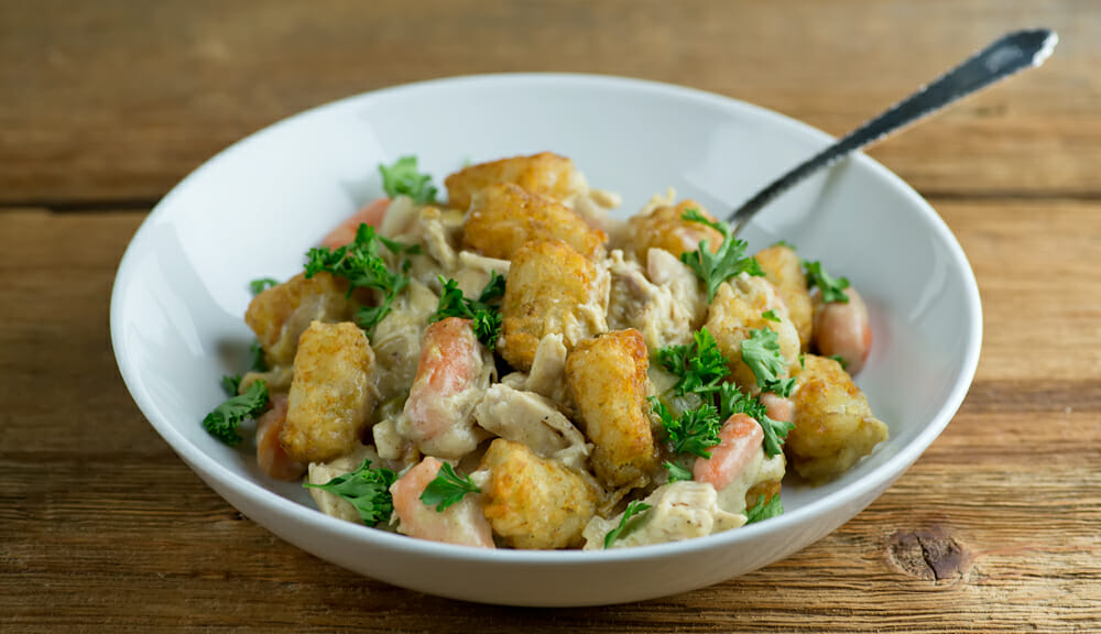 Easy Chicken Tot Pie
