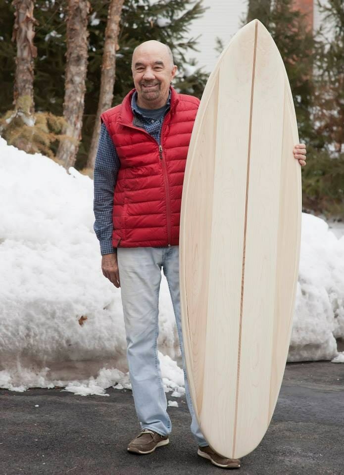 southern husband with surfboard