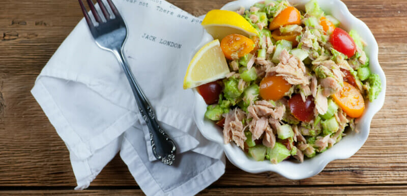Easy Guacamole Tuna Salad