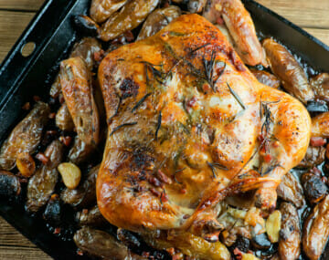 Easy Spatchcock Chicken and Potatoes