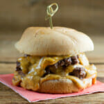 easy nacho cheeseburgers