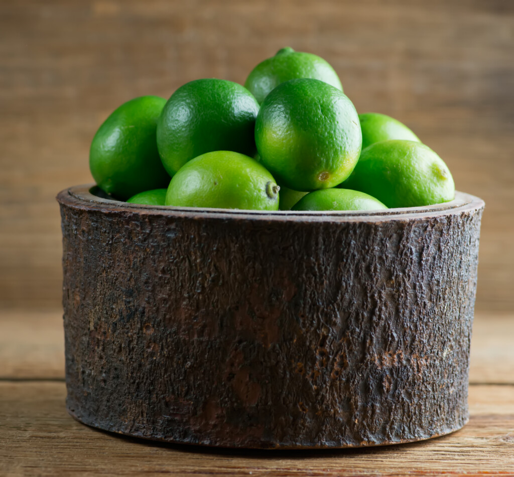 bowl of limes