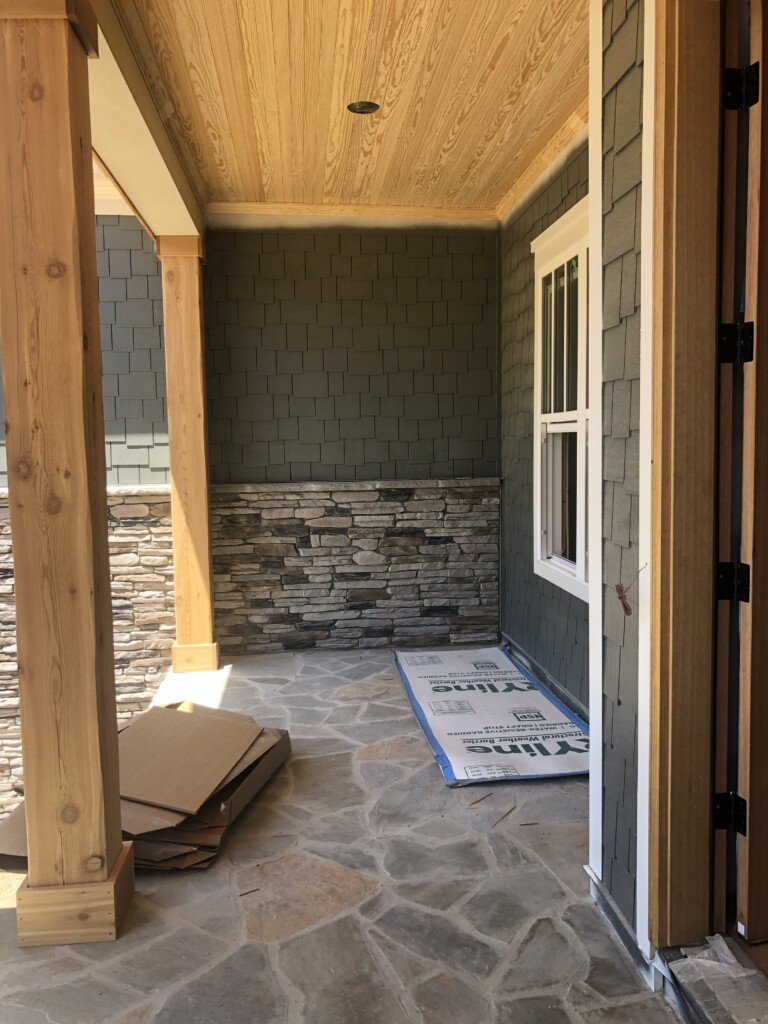 stone porch