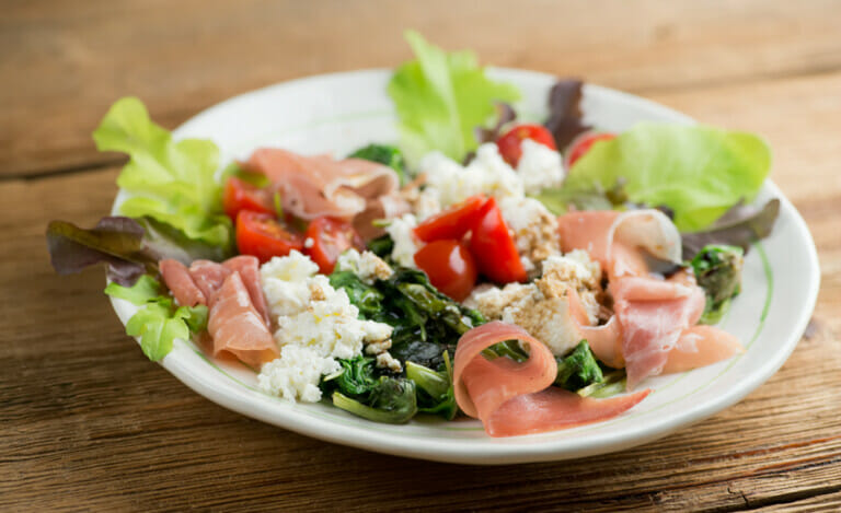 easy baby greens salad
