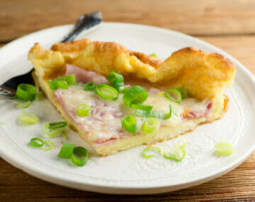 easy ham and swiss dutch baby