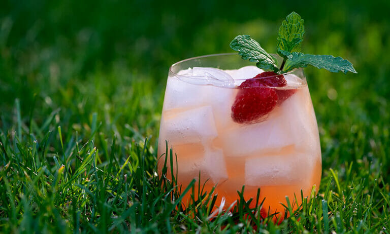 easy orange raspberry sangria