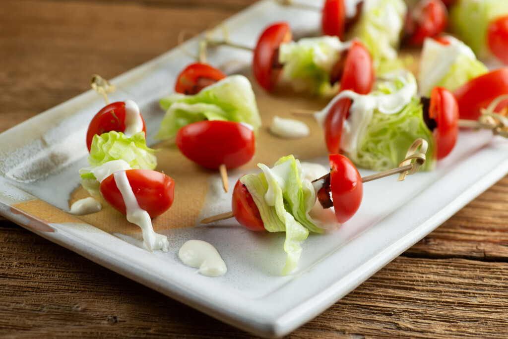 wedge salad bites