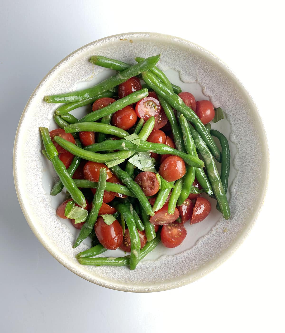 green bean and tomato salad with mustard dressing Green Floral Embroidered Midi Dress - Event Dresses main image 1