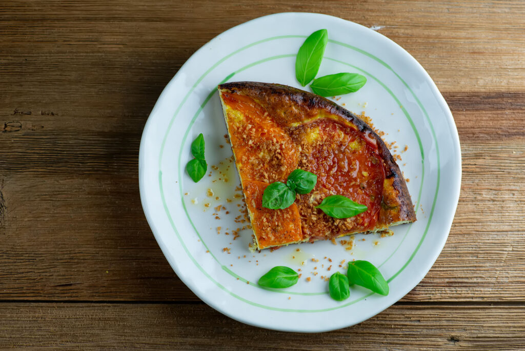 Crustless Tomato Ricotta Tart