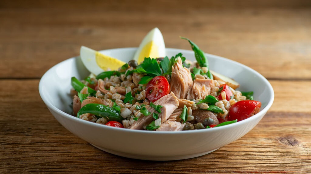 Tuna Nicoise Grain Bowl