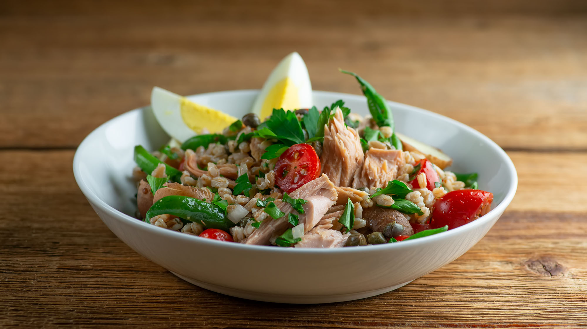 Tuna Nicoise Grain Bowl Framed Cooks