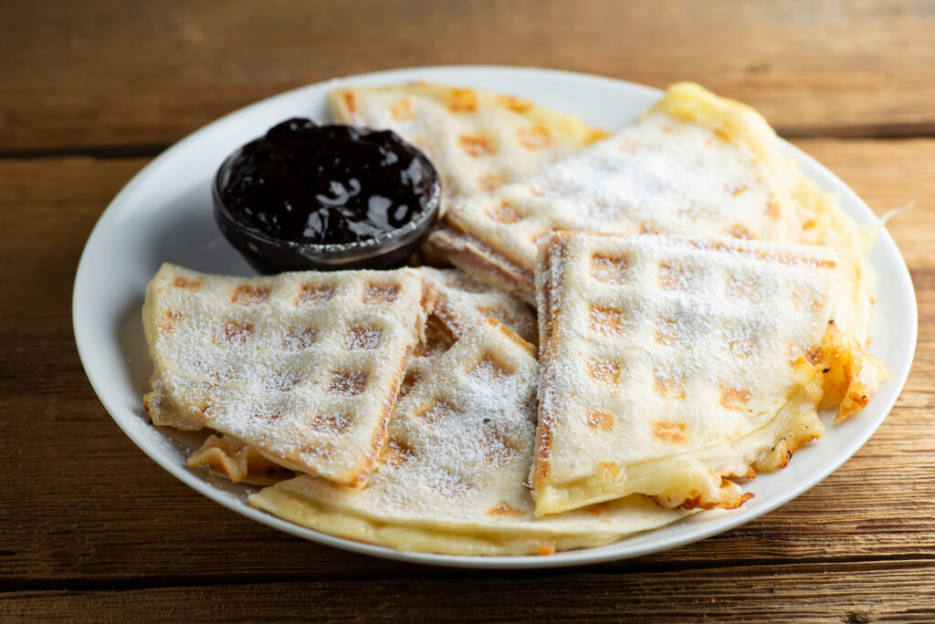 waffle iron croque monsieur