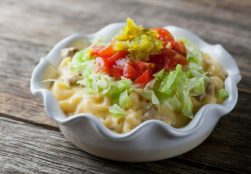 cheeseburger macaroni and cheese