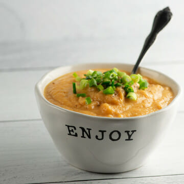 easy creamy cauliflower carrot soup