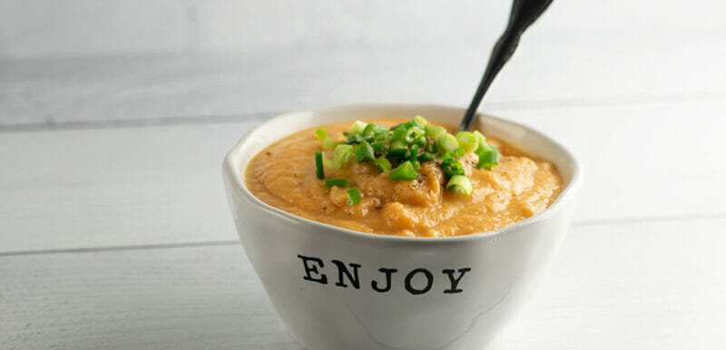 easy creamy cauliflower carrot soup