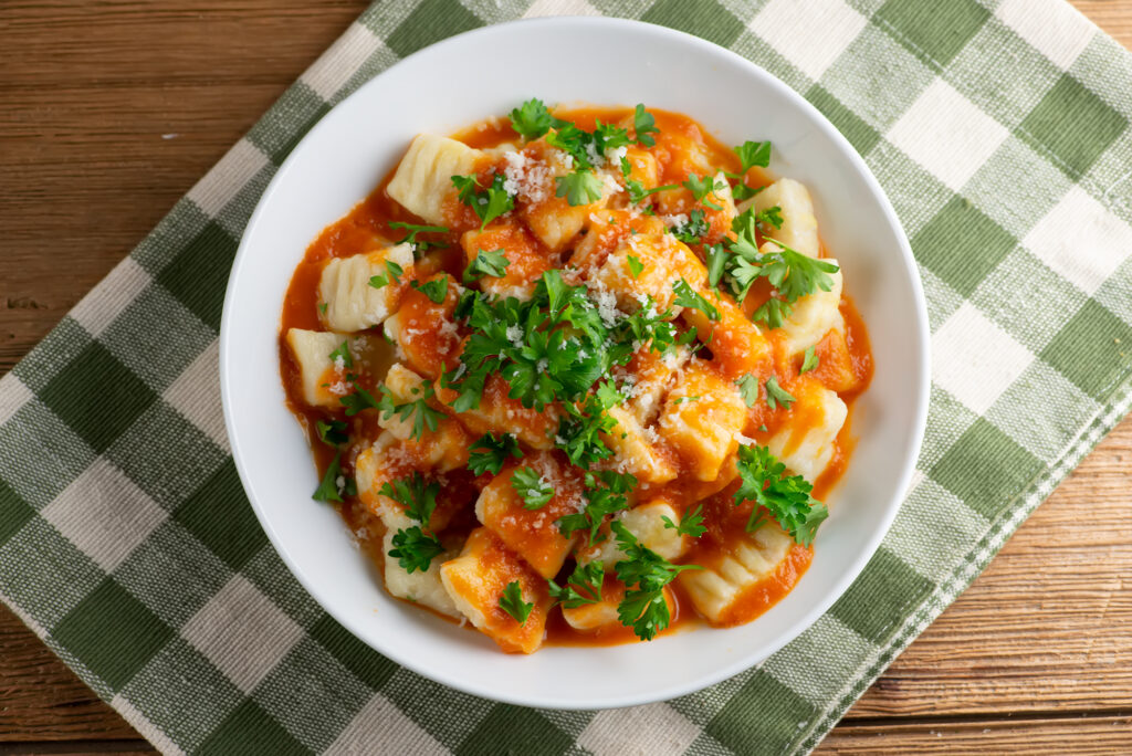 easy mashed potato Gnocchi