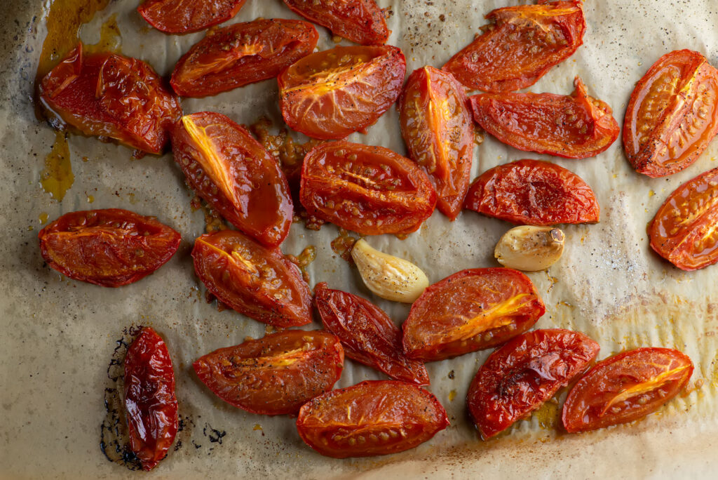 Roasted plum tomatoes