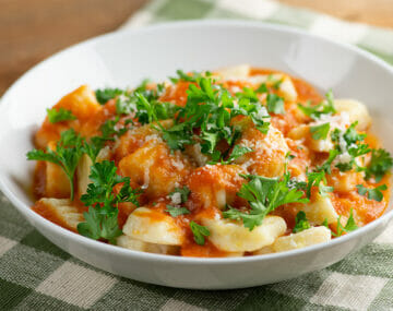 easy mashed potato Gnocchi
