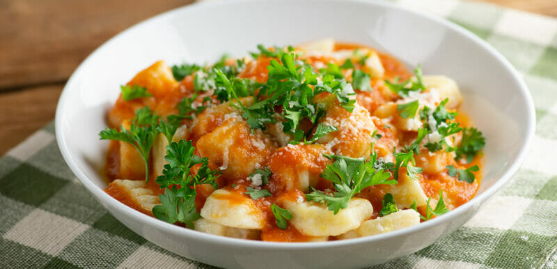 easy mashed potato Gnocchi