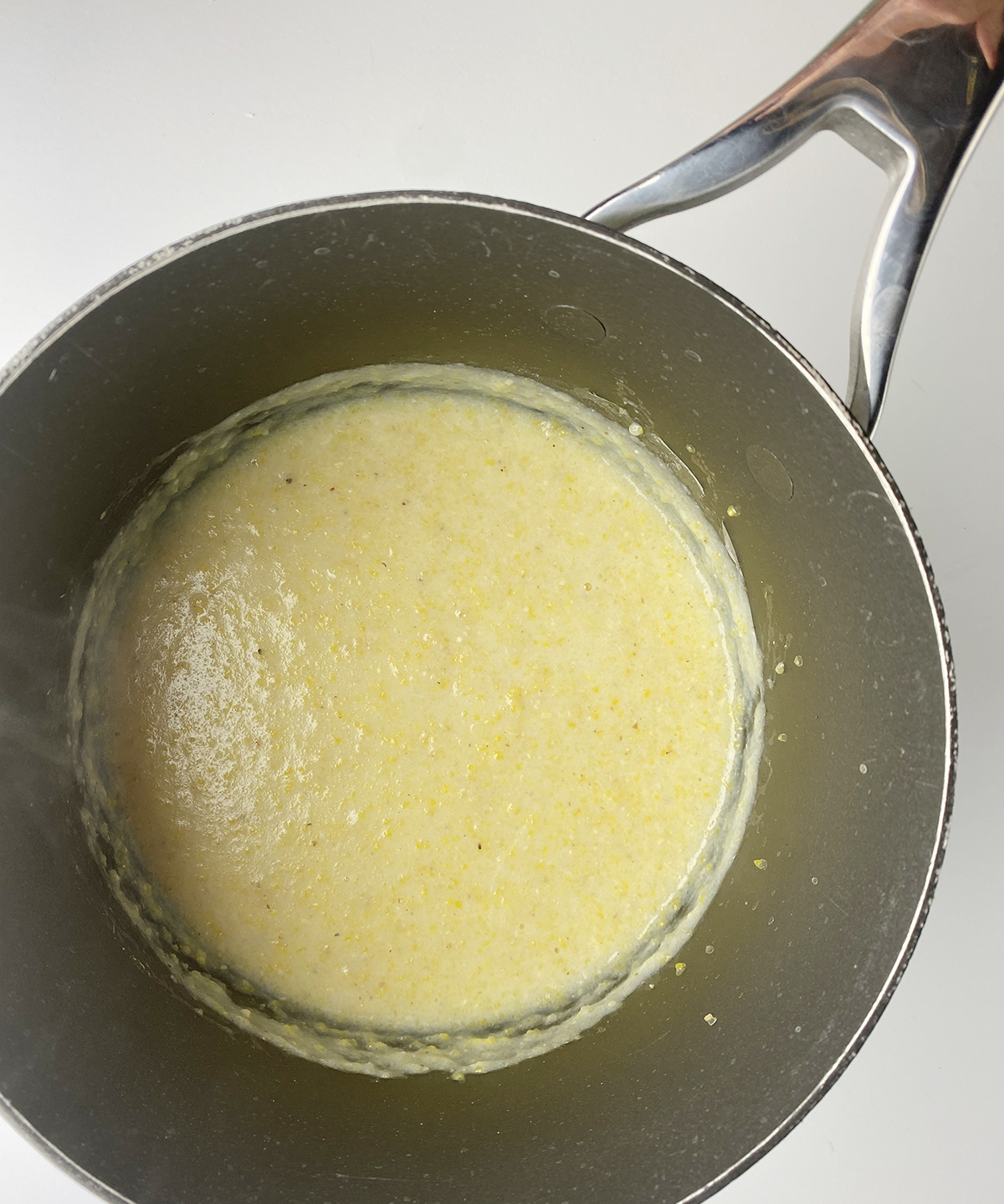 polenta cooking