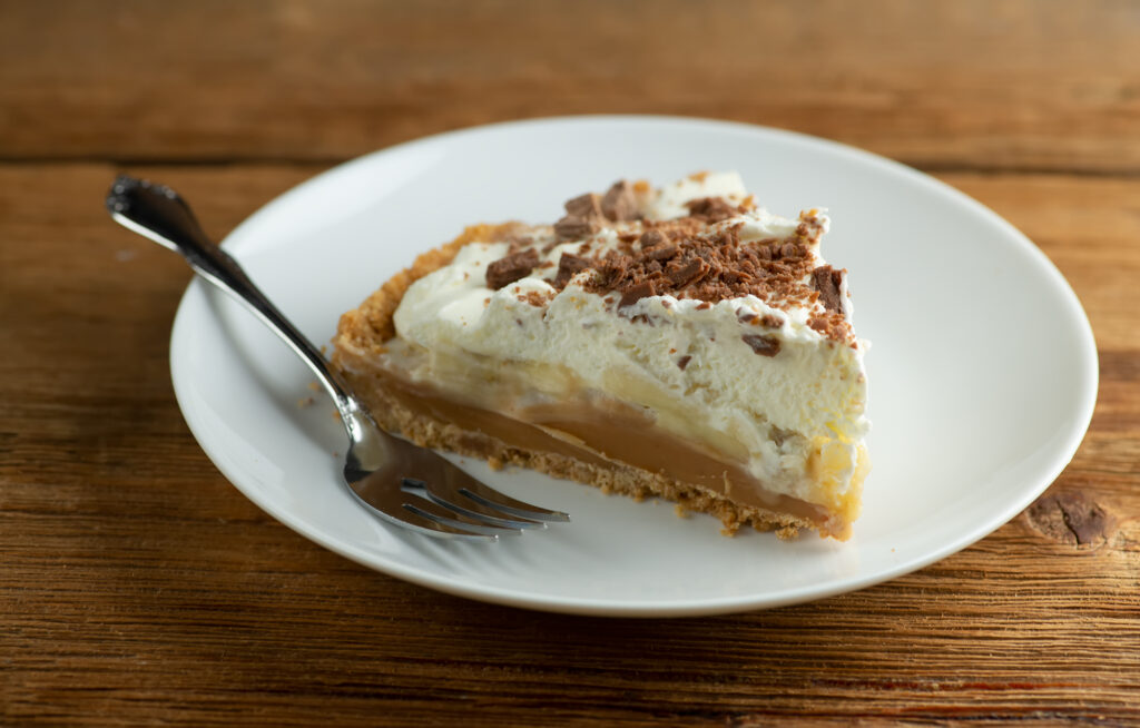 banoffee pie slice