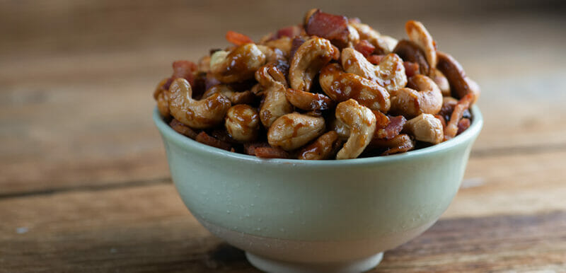 brown sugar bacon cashews