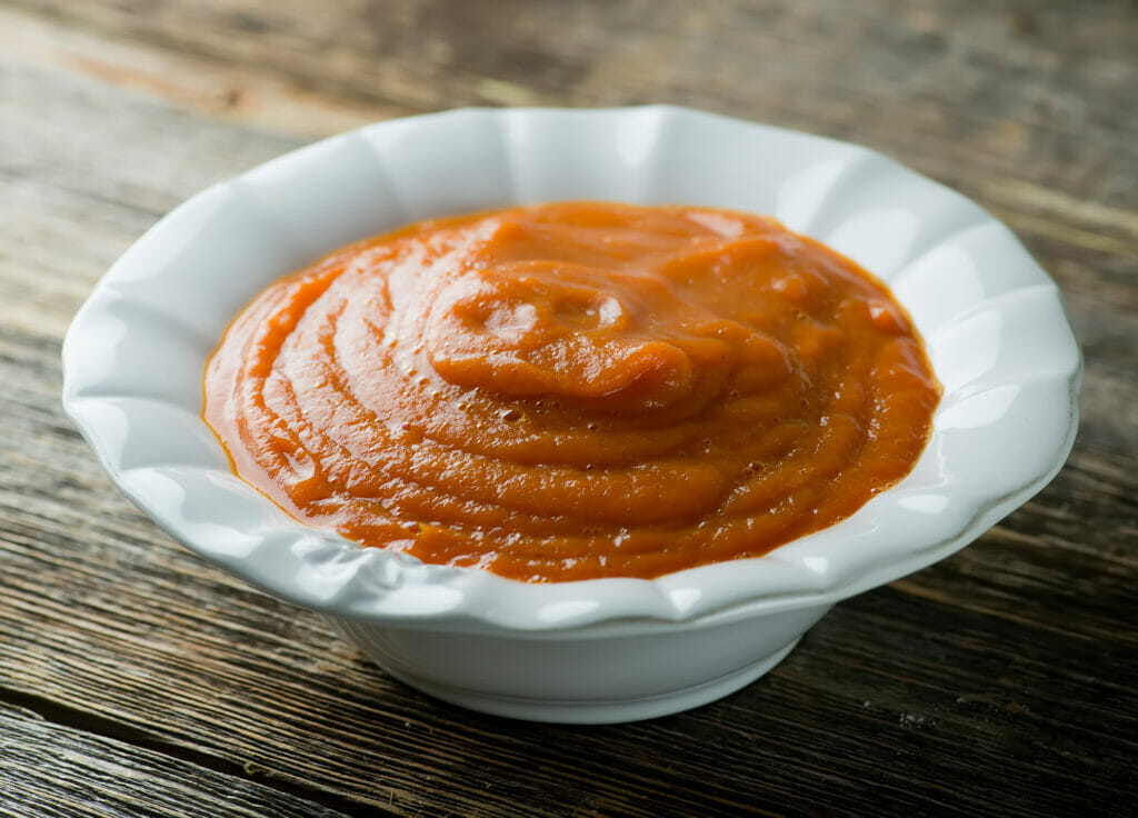 homemade carrot soup