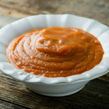 homemade carrot soup