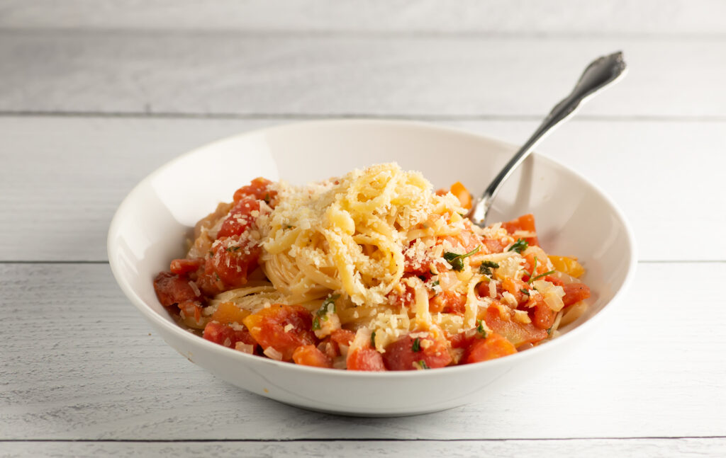 Pasta with Clam Marinara Sauce