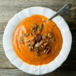 homemade carrot soup