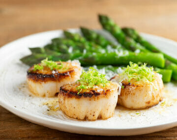 lime parmesan scallops