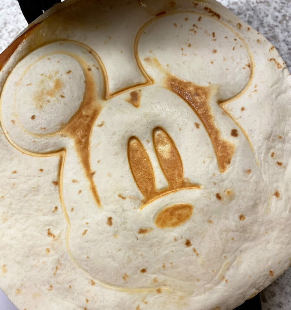Mickey Mouse Quesadilla