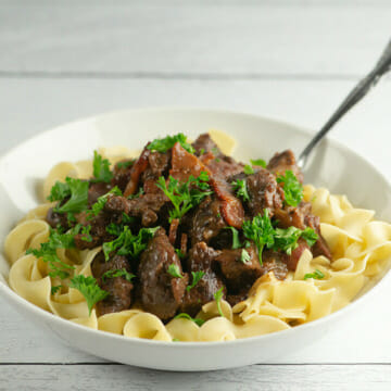Red meat Carbonnade