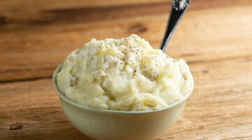 easy creamy feta mashed potatoes