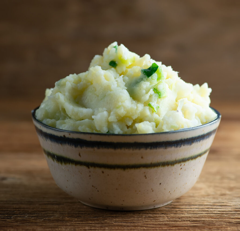 Irish Colcannon in a bowl.