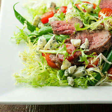 blue cheese steak salad recipe