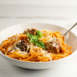 One Pot Spaghetti and Meatballs