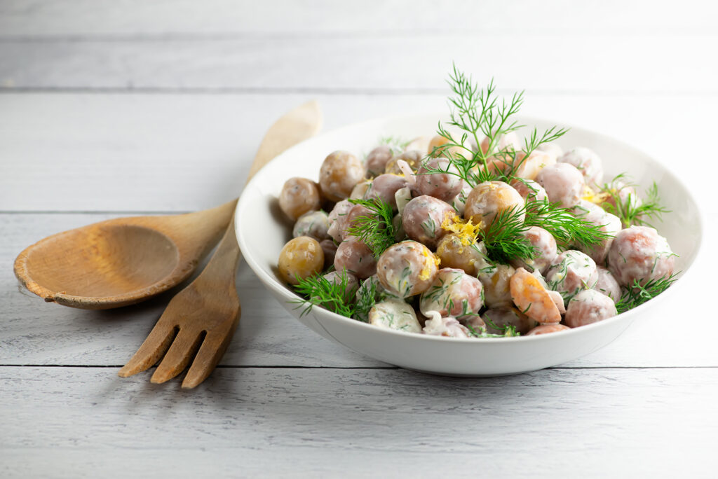 Sour Cream Lemon Potato Salad Framed Cooks