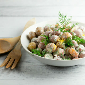 Sour Cream Lemon Potato Salad