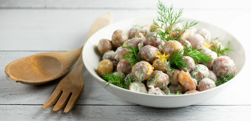Sour Cream Lemon Potato Salad