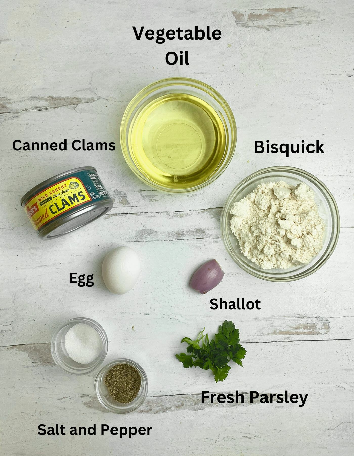 clam fritters ingredients