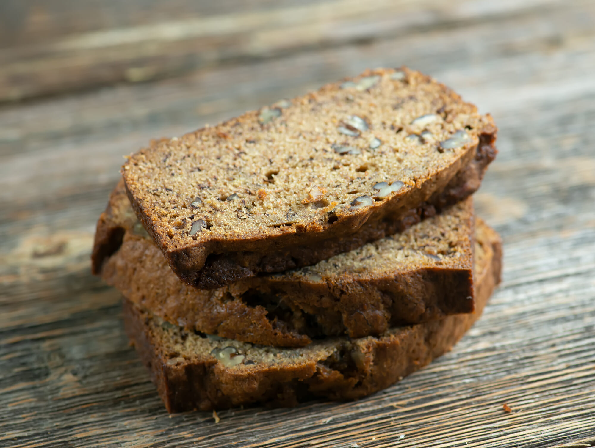 coffee walnut banana bread