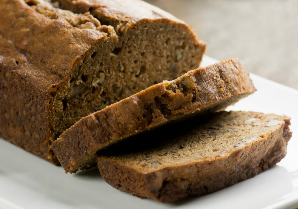 coffee walnut banana bread