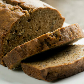 coffee walnut banana bread