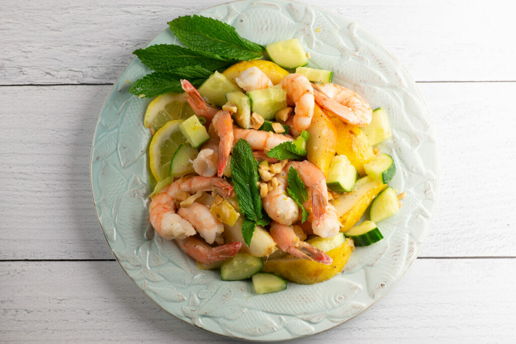 easy summer shrimp salad