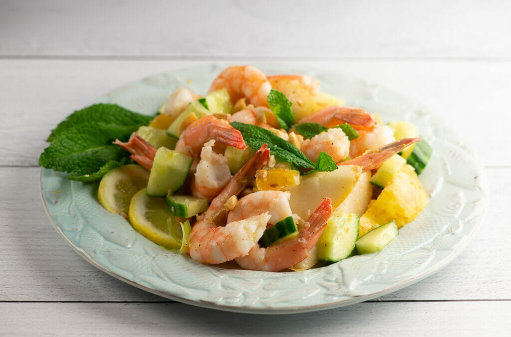 easy summer shrimp salad